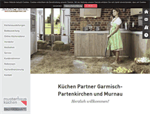 Tablet Screenshot of kuechenpartner.com